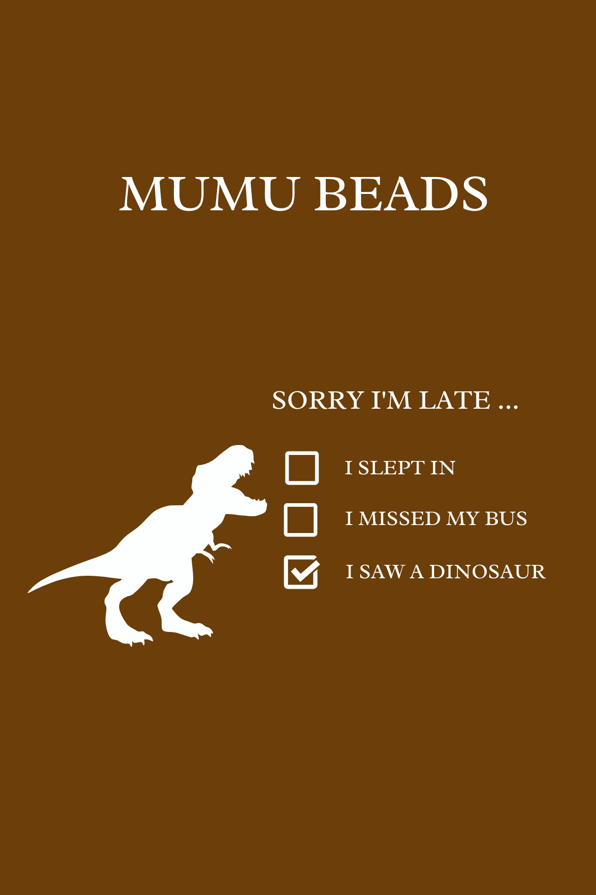 Triceratops Necklace