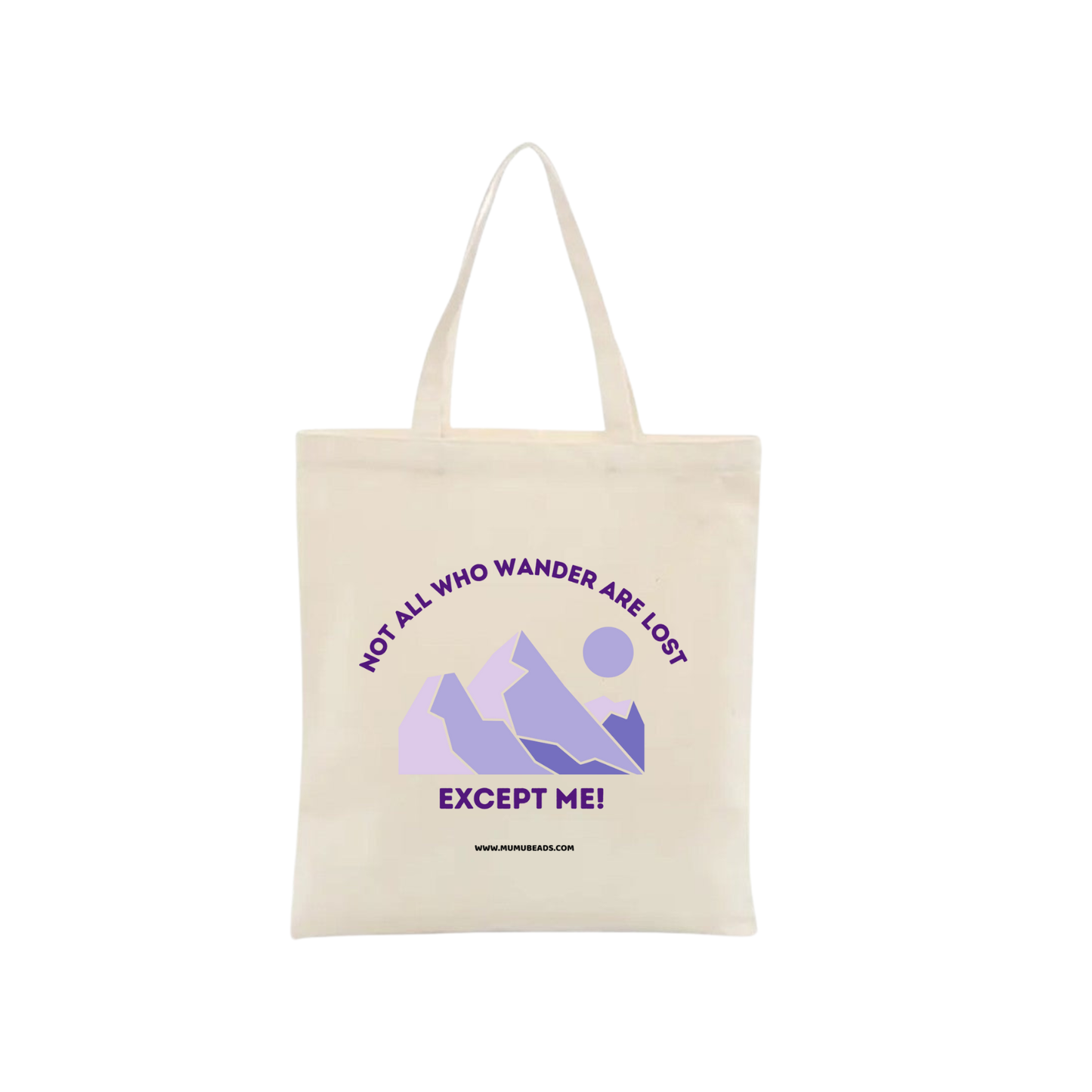 All Who Wander Canvas Tote