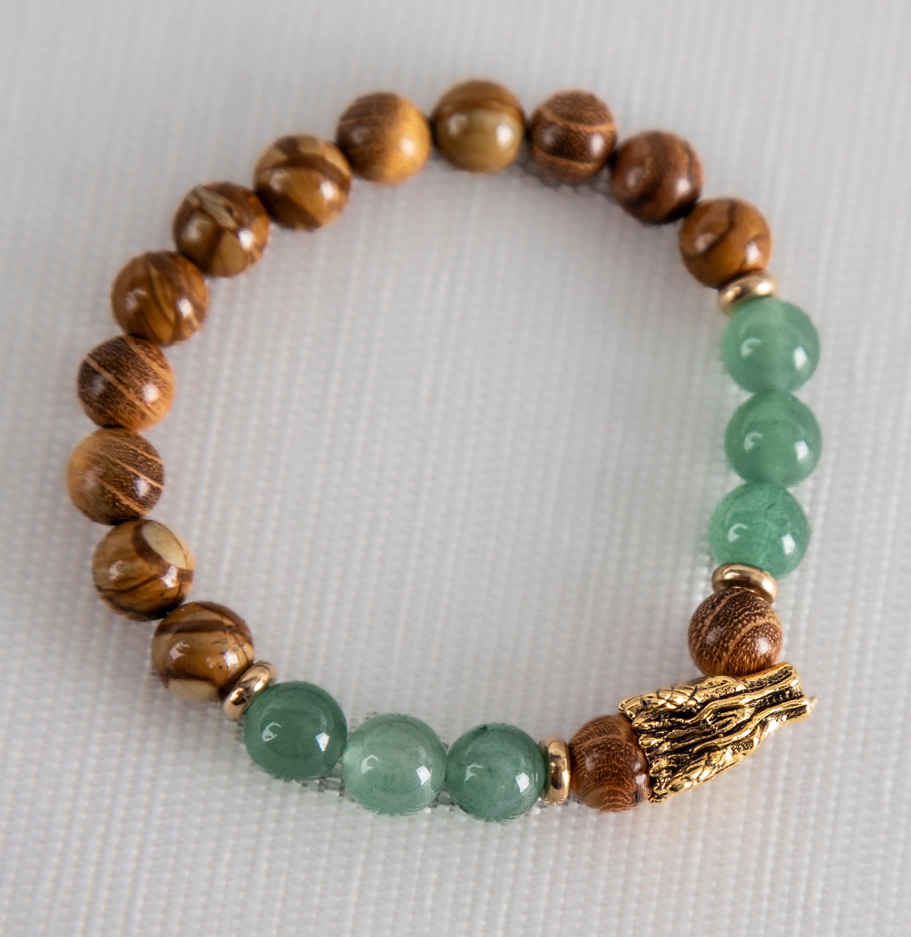 Mumu Beads Bracelet - Jasper and Agate Stones