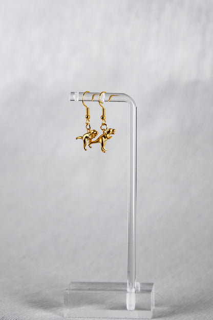 tyranosaurus earrings