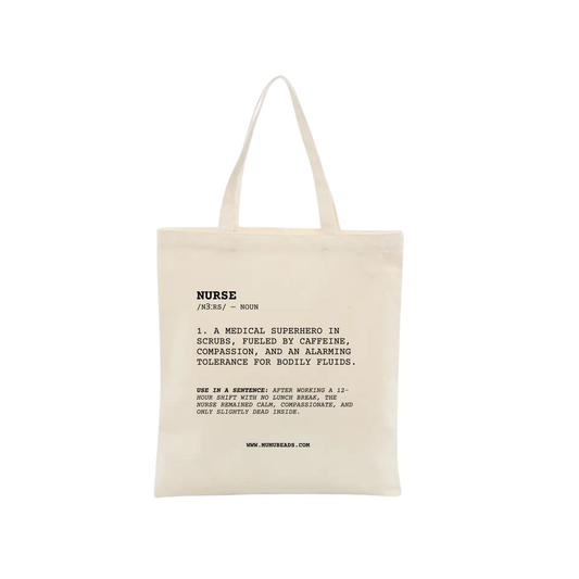 Nurse Canvas Tote