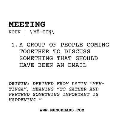 Meeting Canvas Tote