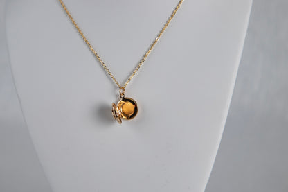 Bee Locket Necklace