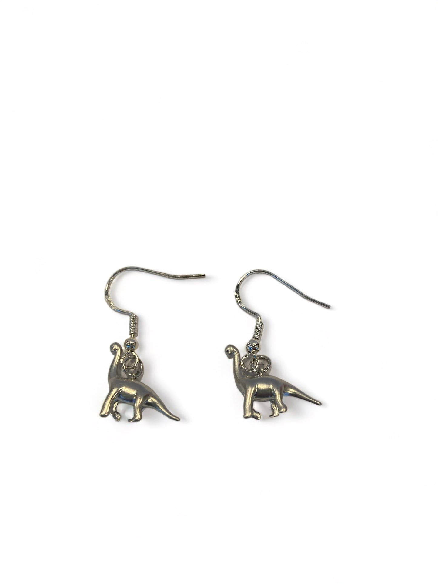 Brontosaurus earrings