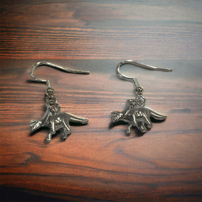 Triceratops earrings