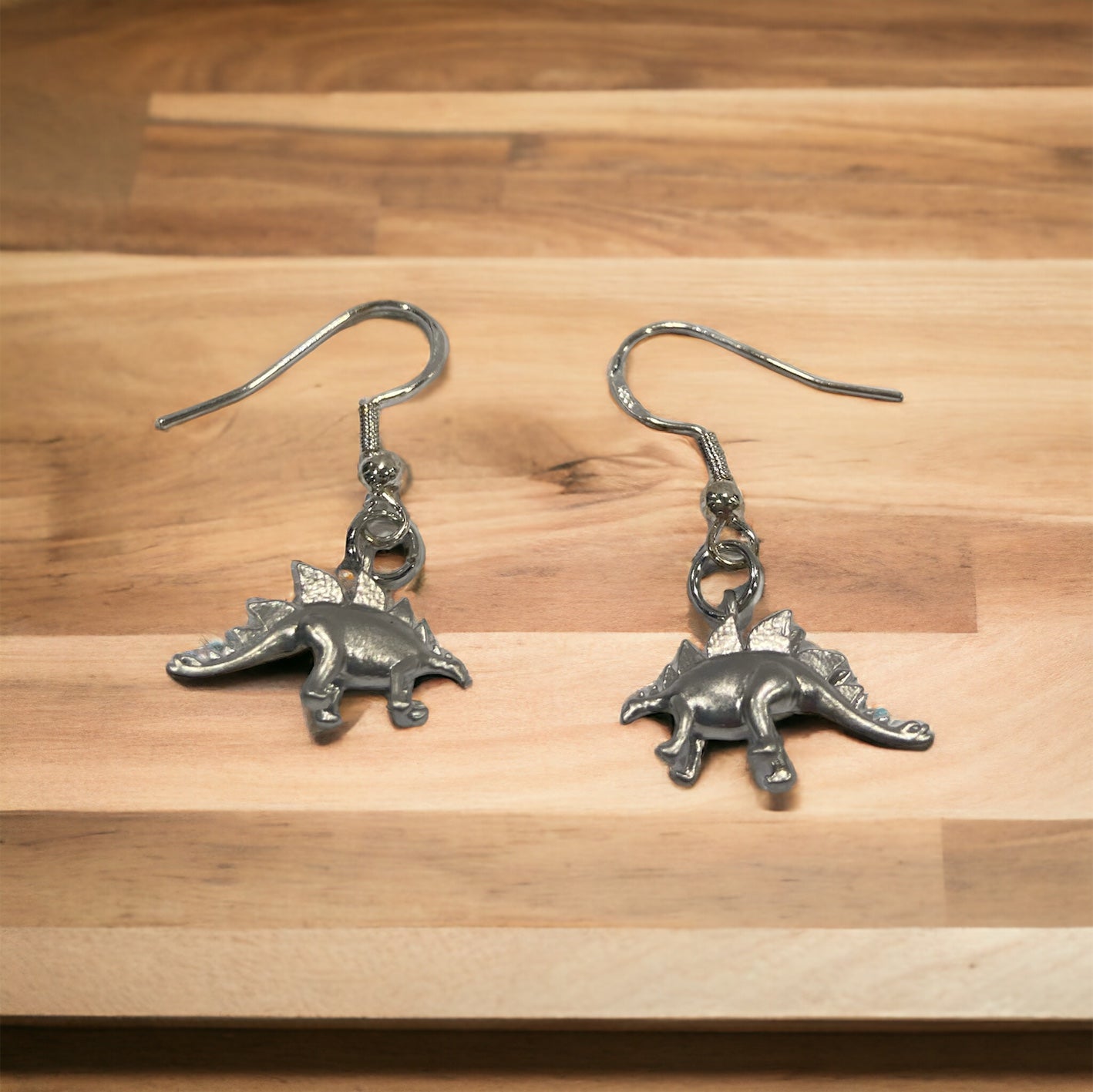 Stegasaurus earrings