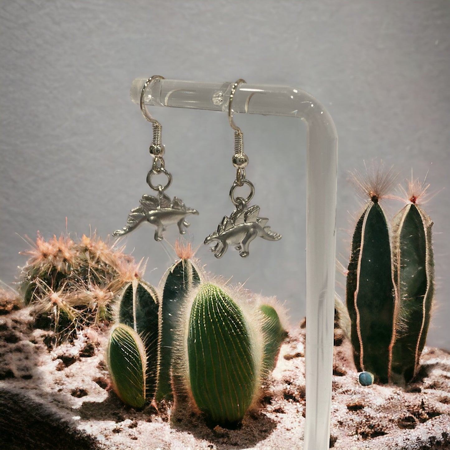 Stegasaurus earrings