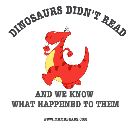Dinosaurs Didn't Read Canvas Tote
