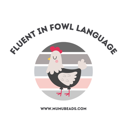 Fowl Language Canvas Tote