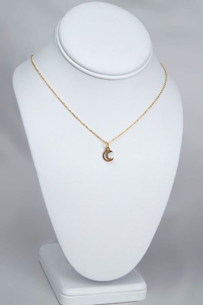 Classic Crescent Moon Necklace