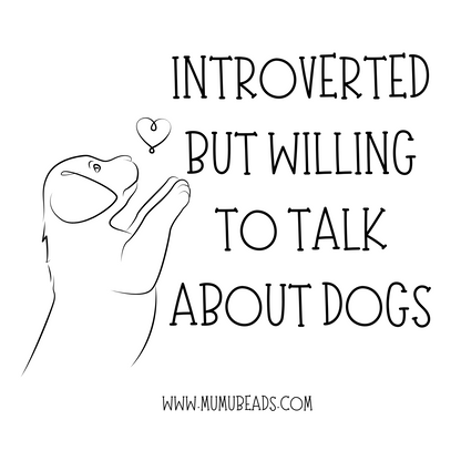 Introverted (Dogs) Canvas Tote