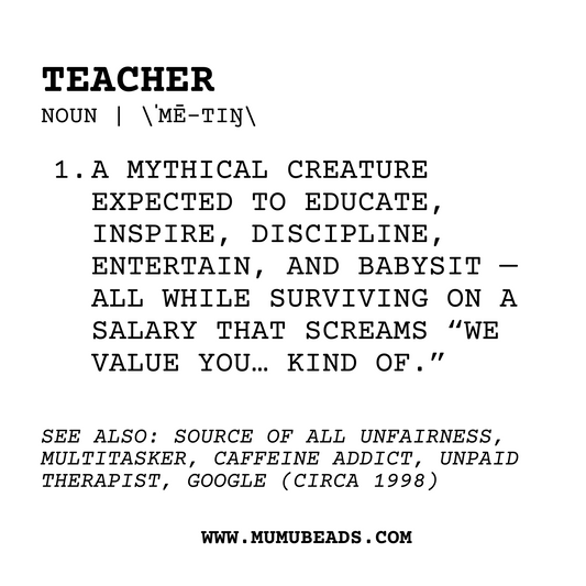 Teacher Canvas Tote